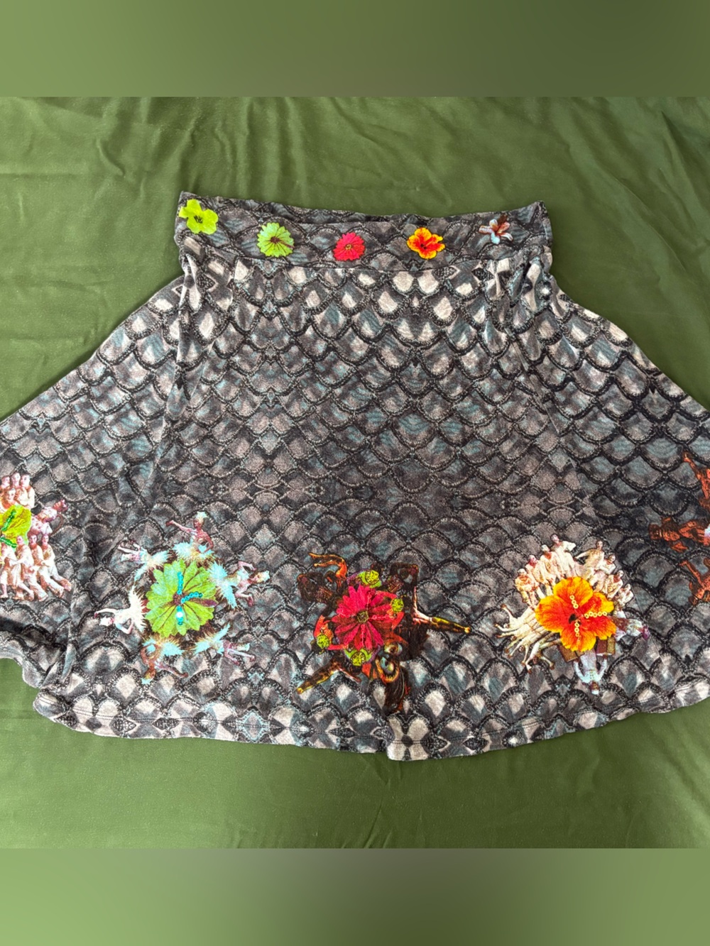 Desigual Cirque Du Soleil Maximalist Circle Skirt